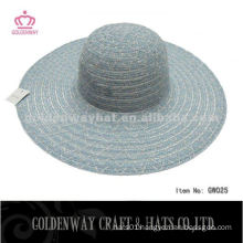 Stylish Lady Cheap Polyester Hats for promotional floppy summer hat